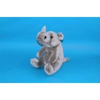 sitting rhino soft toy 30cm rb814