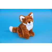 sitting fox soft toy 25cm rb586