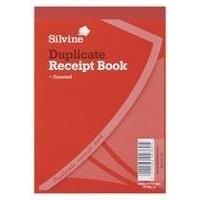 Silvine 230 - Duplicate Receipt Book 105x148mm Gummed Pk12 230