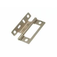 Single Cranked Flush Hinge Np Nickel Plated 50MM with Screws ( 20 pairs )