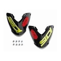 Sidi ST/Vortice Nylon Outer Shin Plate-Blk/Yellow Fluo (90) One Size