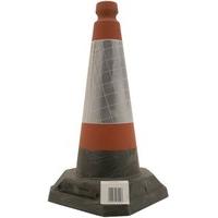 signs labels fped108 500mm high roadhog traffic cone