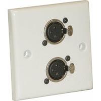 Signal Outlet Plate, White