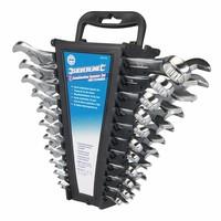 Silverline 633470 Combination Spanner Set 6-22 mm and 1/4-7/8 Iinches - 22 Pieces