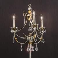 Silver-gold floor lamp Miramare