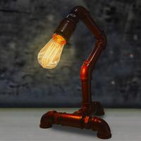 single arm copper pipe lamp