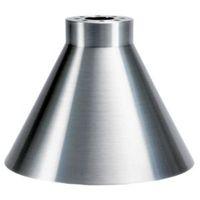 Silver Aluminium Cone Pendant Light Shade (D)19cm