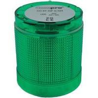 Signal tower component LED ComPro CO ST 70 Green Non-stop light signal, Flasher 24 Vdc, 24 Vac 75 dB
