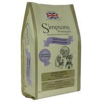 simpsons premium dry dog food economy packs 2 x 12kg sensitive puppy s ...