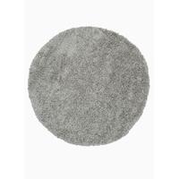 Silver Grey Thick Shaggy Rugs Ontario 150cm (4ft11\