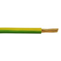 single core cable 6mm 6491x single green yellow 100m 180021