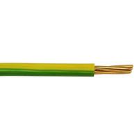 single core cable 15mm 6491x single green yellow 100m 180019