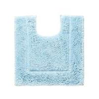 Silky Supersoft Pedestal Mat Chateau Blu