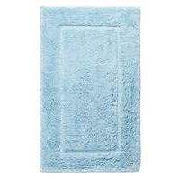 silky supersoft bath mat chateau blue