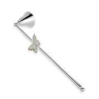 Silver Plated Butterfly Candle Snuffer