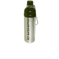 Silver Stainless Steel Pet Water Bottle, 750 ml