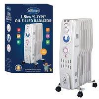 Silent Night 2kW S Type Oil Filled Radiator With Timer
