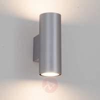 silver kabir led wall light 2 bulb