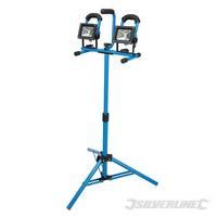 Silverline LED Tripod Site Light 2 x 10w