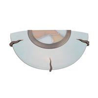 Single Wall Light With Tiffany and Frosted Glass Detail
