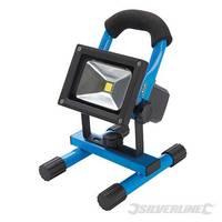 silverline led rechargeable site light with usb 10w