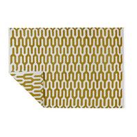 Sierra hand-woven rug in golden