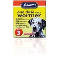 Size 3 One Dose Dogs Easy Wormer