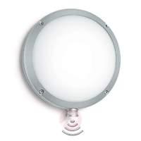 Silver-coloured outdoor sensor light L 330 S