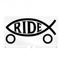 sign of the ride sticker