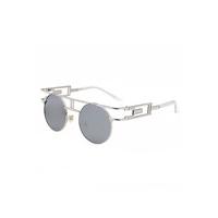 silver round steampunk sunglasses