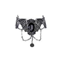 Silver Bat Choker