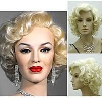 Silver Star Hairstyle Short Curly Wig