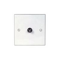 single satellite f type outlet wall plate plug socket ae0096