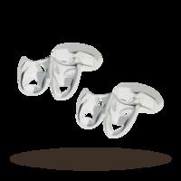 Silver Plated Theatre Masks Cufflinks