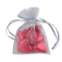 Silver Organza Bags