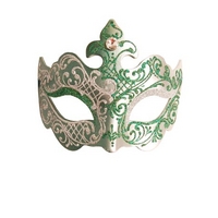 silvergreen farfallina masquerade mask