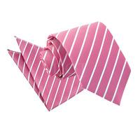 Single Stripe Hot Pink & White Tie 2 pc. Set
