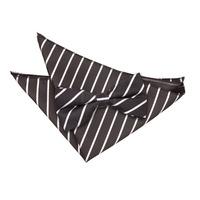single stripe black white bow tie 2 pc set