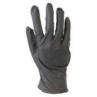 Silverline Disposable Nitrile Gloves Powder-free 100pk Black Large