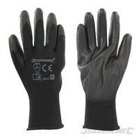 Silverline Extra Large Black Palm Gloves