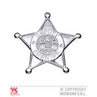 Silver Fancy Dress Sheriff Star