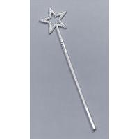 Silver Fairy Wand With Star