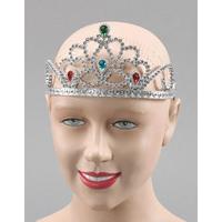 Silver Princess Tiara With Stones