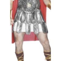 Silver Roman Armour Deluxe Latex Skirt.