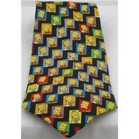 Simpsons, Bart and Homer print tie