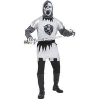 Silver Medium Ghostly Knight Costume