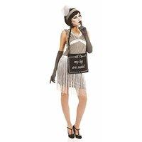 silent film flapper girl