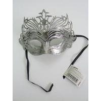 silver columbine masquerade mask