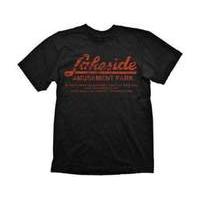 silent hill lakeside amusement park large t shirt black ge1085l