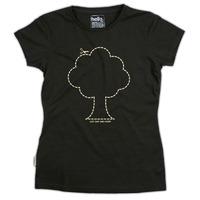 silverstick organic cotton womens tree t shirt